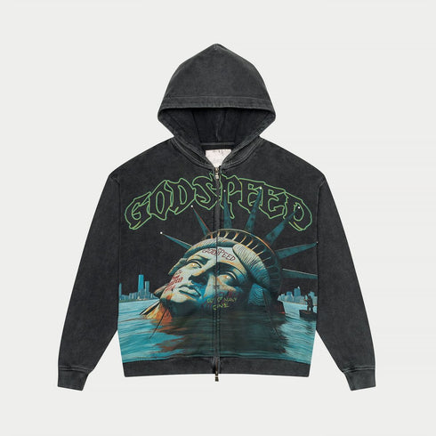 GODSPEED Sunken Liberty Zip-up Hoodie Mens Apparel