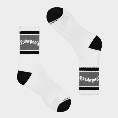 GODSPEED Logo Striped Sock Unisex Accessories