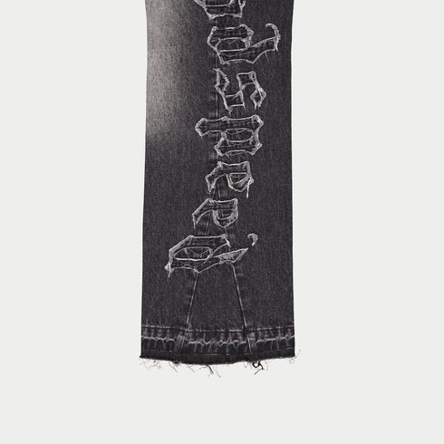 GODSPEED OG Logo Flared Denim Stiched