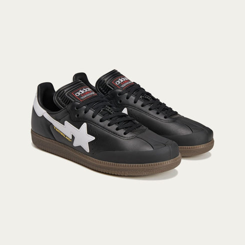 ADIDAS X BAPE Samba 'Core Black' Mens Sneakers
