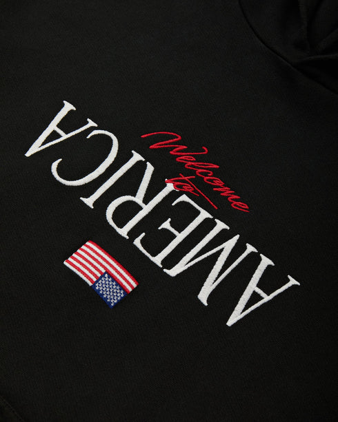WILLY CHAVARRIA Welcome To America Hooligan Hoodie Mens Apparel
