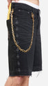 WHENSMOKECLEARS XOXO Wallet Chain Gold Mens Accessories