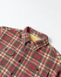 WHENSMOKECLEARS Plaid Thermal Button Shirt Mens Apparel