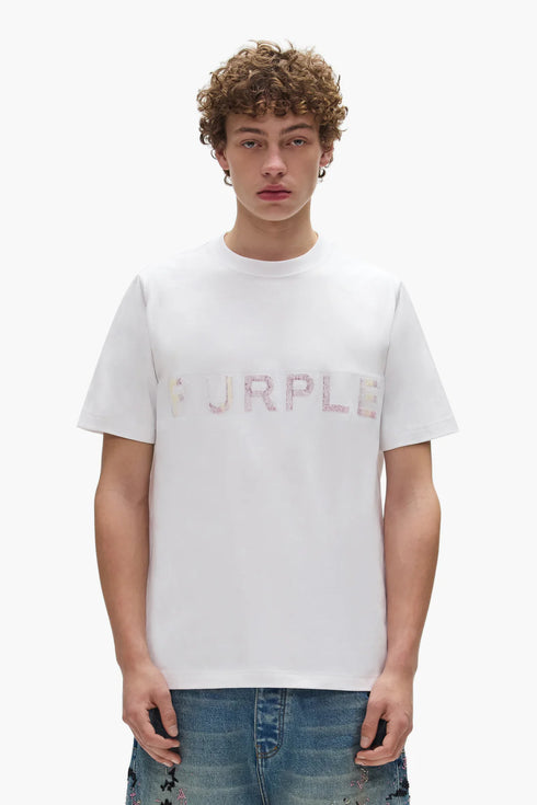 PURPLE BRAND P117 Needle Punch Tee Mens Apparel