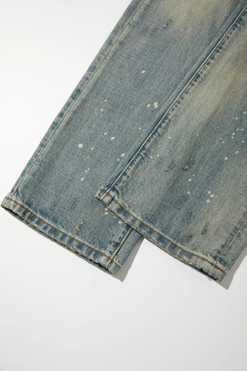 WHENSMOKECLEARS Leather Denim Mens Apparel
