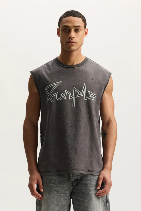 PURLPLE BRAND P103 Voltage Script Tank Top Mens Apparel