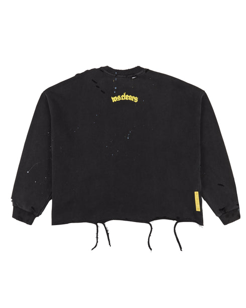 WHENSMOKECLEARS Art Rock Crew Sweatshirt Mens Apparel