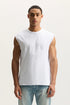 PURPLE BRAND P103 Beaded Wordmark Tank Top Mens Apparel
