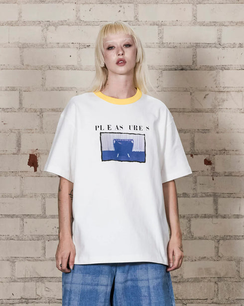 PLEASUERES Speaking Heavyweight Tee Mens Apparel