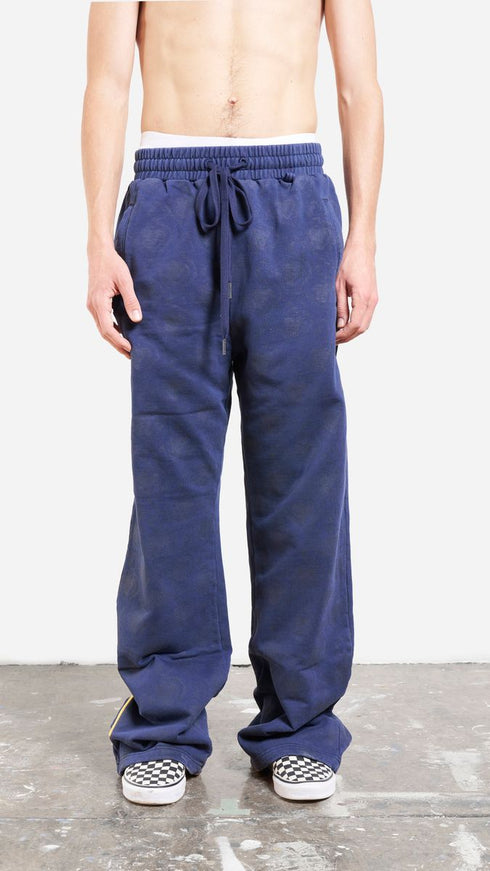 WHENSMOKECLEARS Monogram Sweatpants Mens Apparel