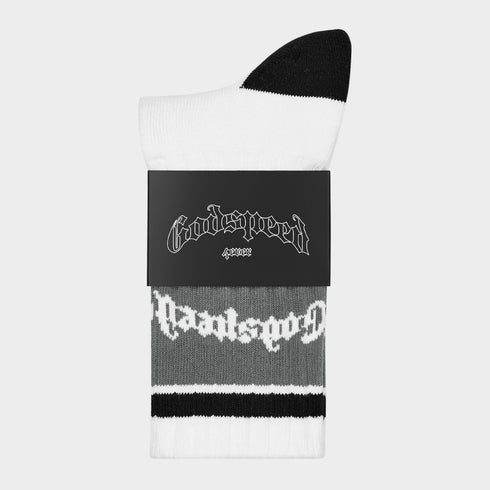 GODSPEED Logo Striped Sock Unisex Accessories