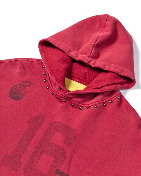 WHENSMOKECLEARS History Studded Hoodie Mens Apparel
