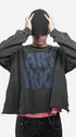 WHENSMOKECLEARS Art Rock Crew Sweatshirt Mens Apparel