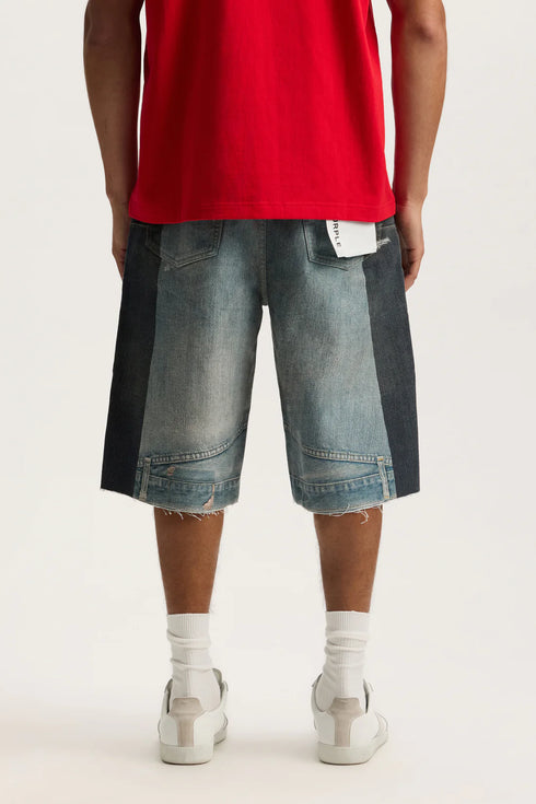 PURPLE BRAND P070 Upside Down Shorts Mens Apparel