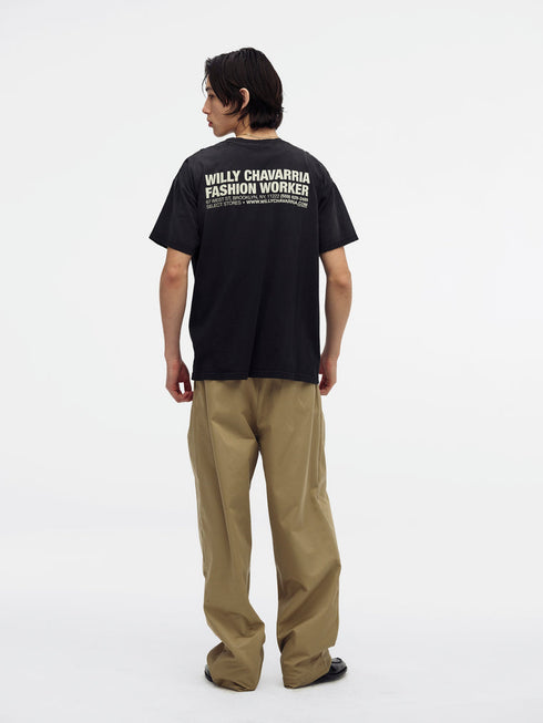 WILLY CHAVARRIA Fashion Worker Easy Tee Mens Apparel