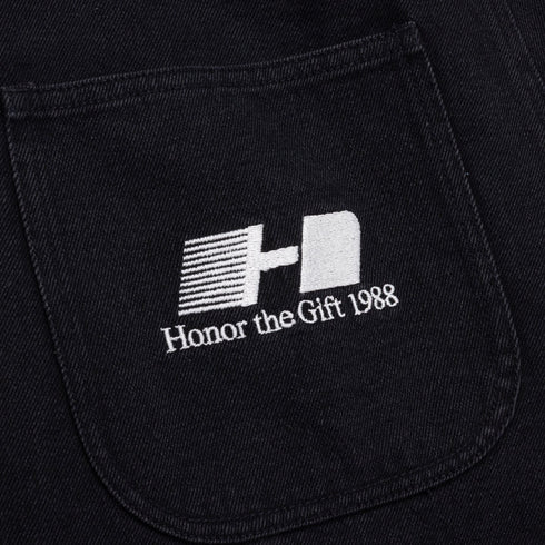 HONOR THE GIFT Frayed Edge Denim Bermudas Mens Apparel