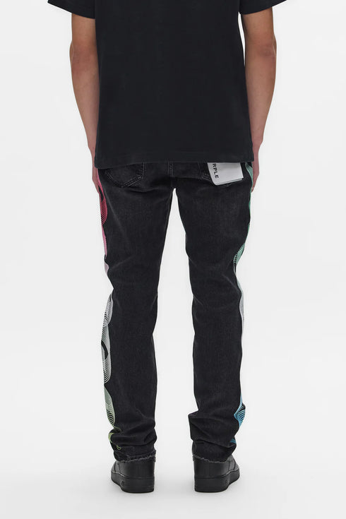 PURPLE BRAND P005 Embroidery Gradient Logo Mens Apparel