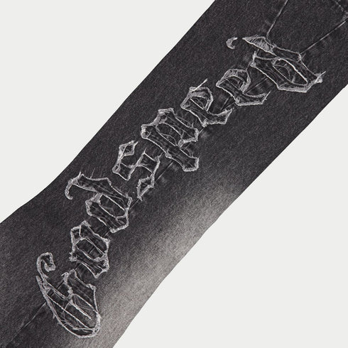 GODSPEED OG Logo Flared Denim Stiched