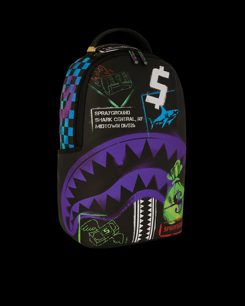 SPRAYGROUND Shark Central Stencil Backpack