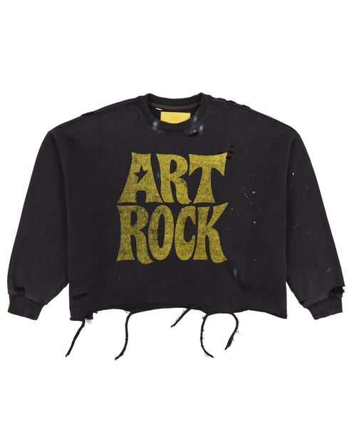 WHENSMOKECLEARS Art Rock Crew Sweatshirt Mens Apparel