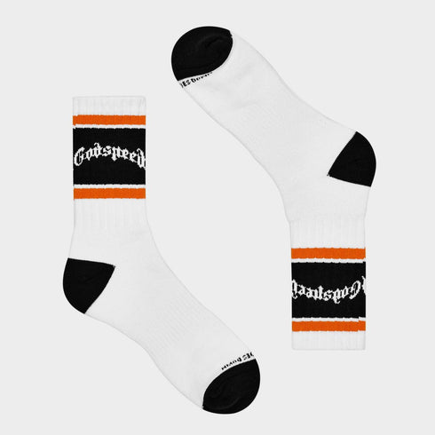 GODSPEED Logo Striped Sock Unisex Accessories
