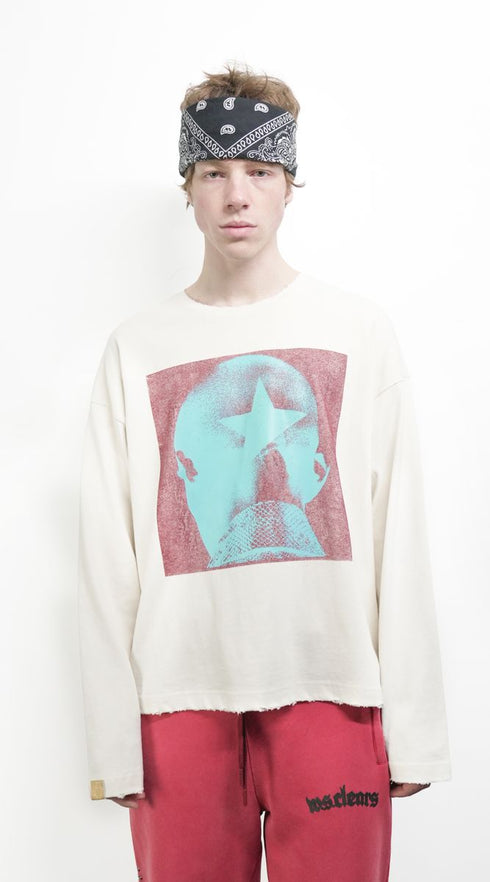 WHENSMOKECLEARS Studded Star Head L/S Tee Mens Apparel