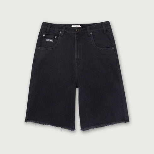 HONOR THE GIFT Frayed Edge Denim Bermudas Mens Apparel