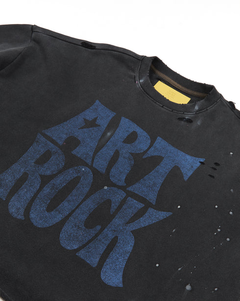 WHENSMOKECLEARS Art Rock Crew Sweatshirt Mens Apparel