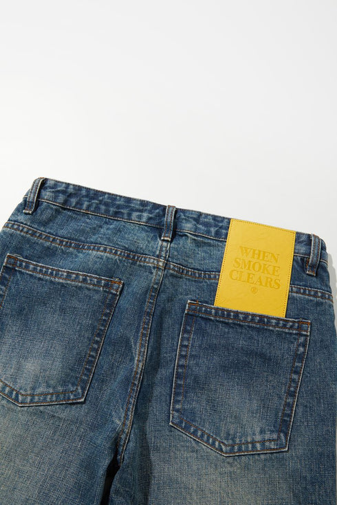 WHENSMOKECLEARS Chainstitch Denim Mens Apparel