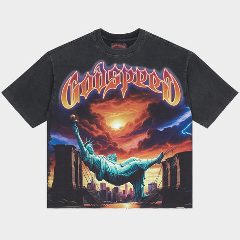 GODSPEED Burn Bridges T-shirt Mens Apparel