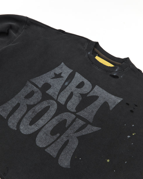 WHENSMOKECLEARS Art Rock Crew Sweatshirt Mens Apparel