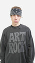 WHENSMOKECLEARS Art Rock Crew Sweatshirt Mens Apparel