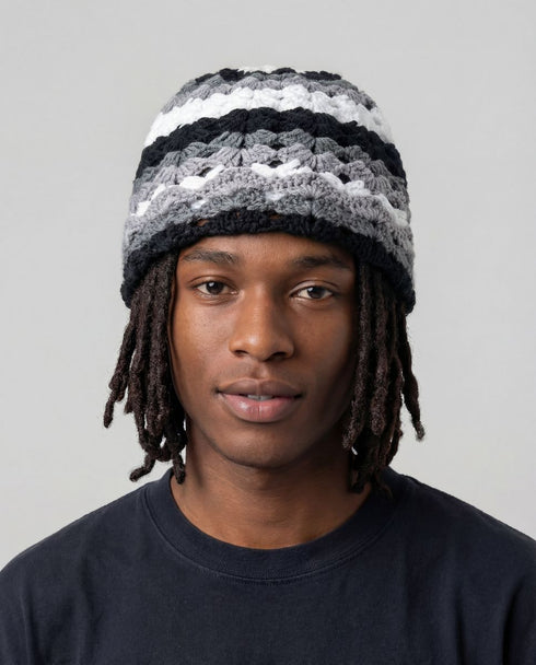 ARKYVE Carbon Crochet Beanie Unisex Accessories