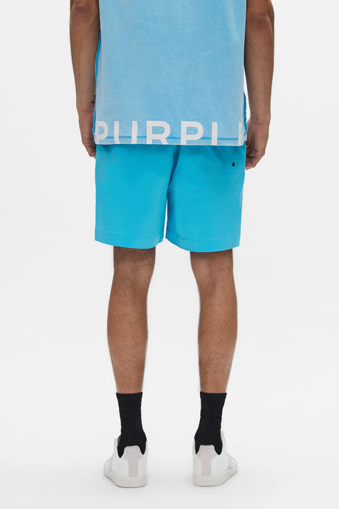 PURPLE BRAND P504 Wordmark Cut All Around Short Mens Apparel