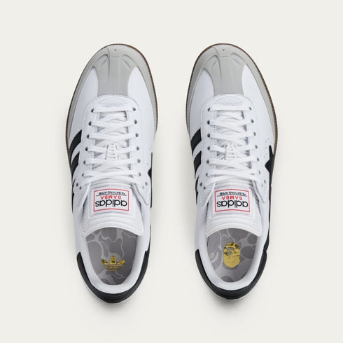ADIDAS X BAPE Samba 'Cloud White' Mens Sneakers