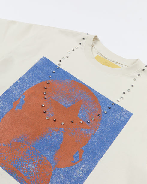WHENSMOKECLEARS Star Head Studded Tee Mens Apparel