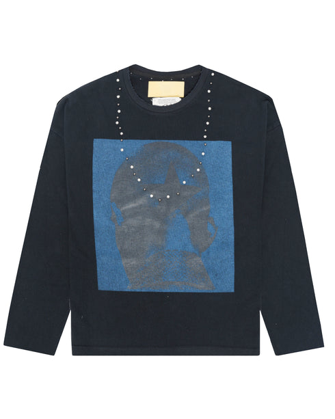 WHENSMOKECLEARS Star Head Studded L/S Mens Apparel