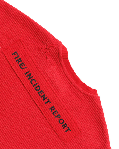 WHENSMOKECLEARS History Repatched Sleeveless Thermal Mens Apparel