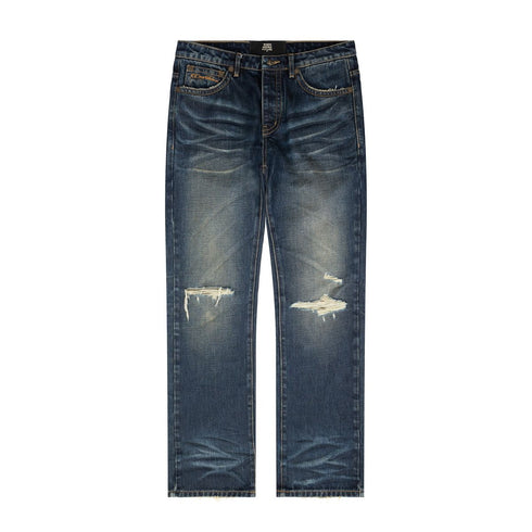 WHENSMOKECLEARS Deep Washed Denim Mens Apparel