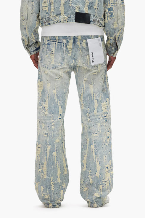 PURPLE BRAND P018 Bead Splatter Destroy Mens Apparel