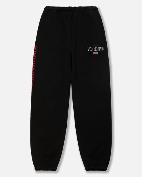 WILLY CHAVARRIA Welcome To America Sweatpants Mens Apparel