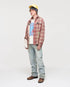 WHENSMOKECLEARS Thermal Button Shirt Mens Apparel