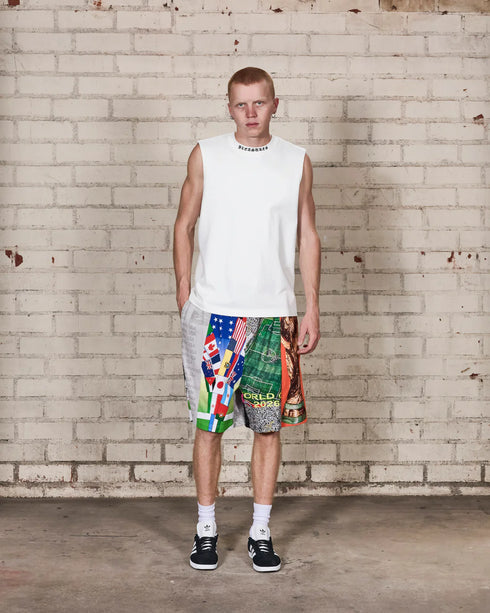PLEASURE World Cup Wide Shorts Mens Apparel