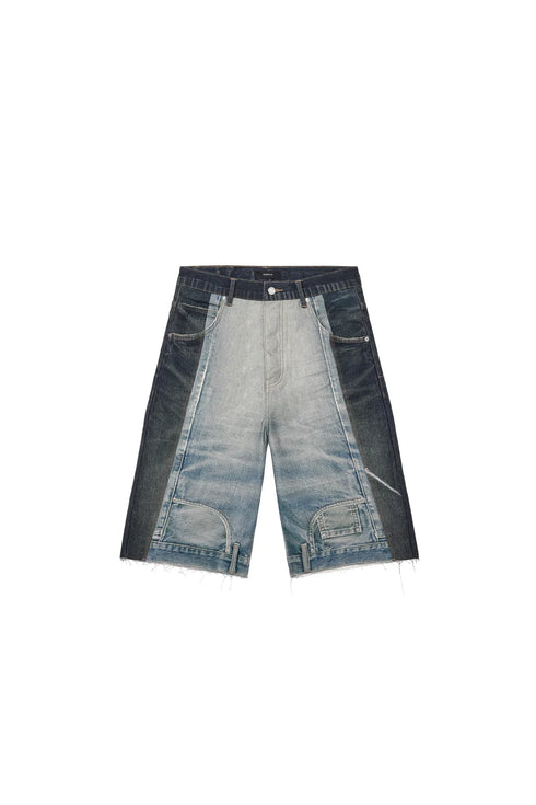 PURPLE BRAND P070 Upside Down Shorts Mens Apparel