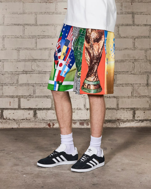 PLEASURE World Cup Wide Shorts Mens Apparel