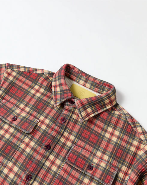 WHENSMOKECLEARS Thermal Button Shirt Mens Apparel
