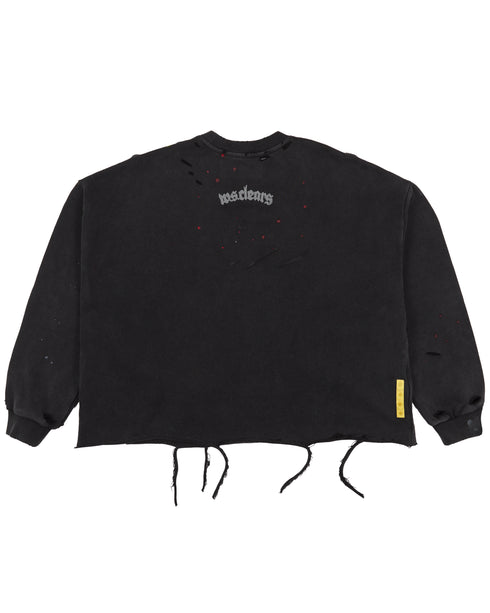 WHENSMOKECLEARS Art Rock Crew Sweatshirt Mens Apparel