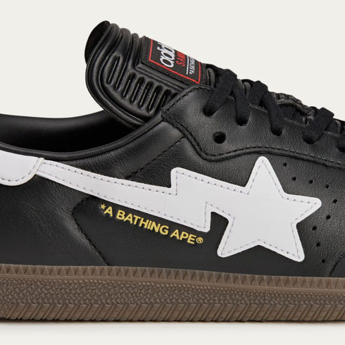 ADIDAS X BAPE Samba 'Core Black' Mens Sneakers