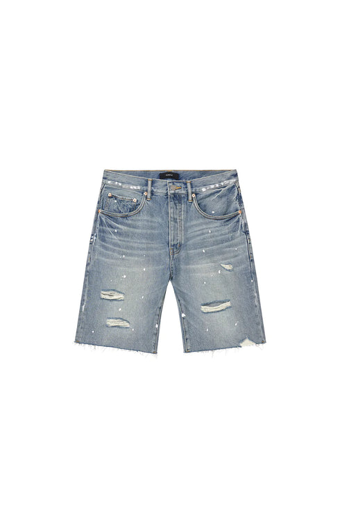 PURPLE BRAND P059 Painterly Rip Short Mens Apparel