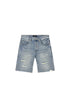PURPLE BRAND P059 Painterly Rip Short Mens Apparel